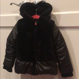 Adorable Girls 3T Black Winter Coat